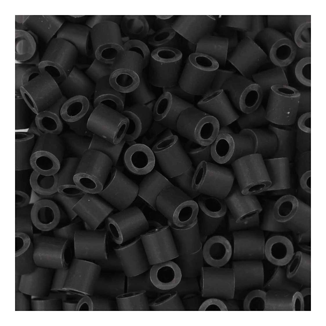 Creativ company nabbi biobeads 5x5mm zwart - 3000st.