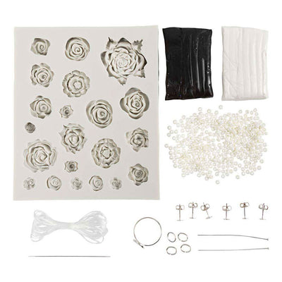 Creativ company https: www.cchobby.nl mini-hobbyset-sieraden-rozen-zwart-zwart-wit-wit-1-doos