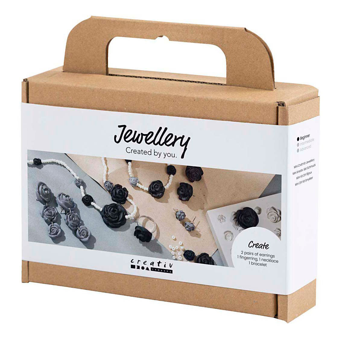 Creativ company https: www.cchobby.nl mini-hobbyset-sieraden-rozen-zwart-zwart-wit-wit-1-doos
