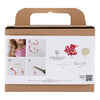 Creativ company mini hobbyset sieraden halsketting en armband roze