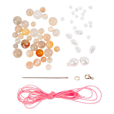 Creativ company https: www.cchobby.nl mini-hobbyset-sieraden-halskettingen-en-armband-roze-1-doos