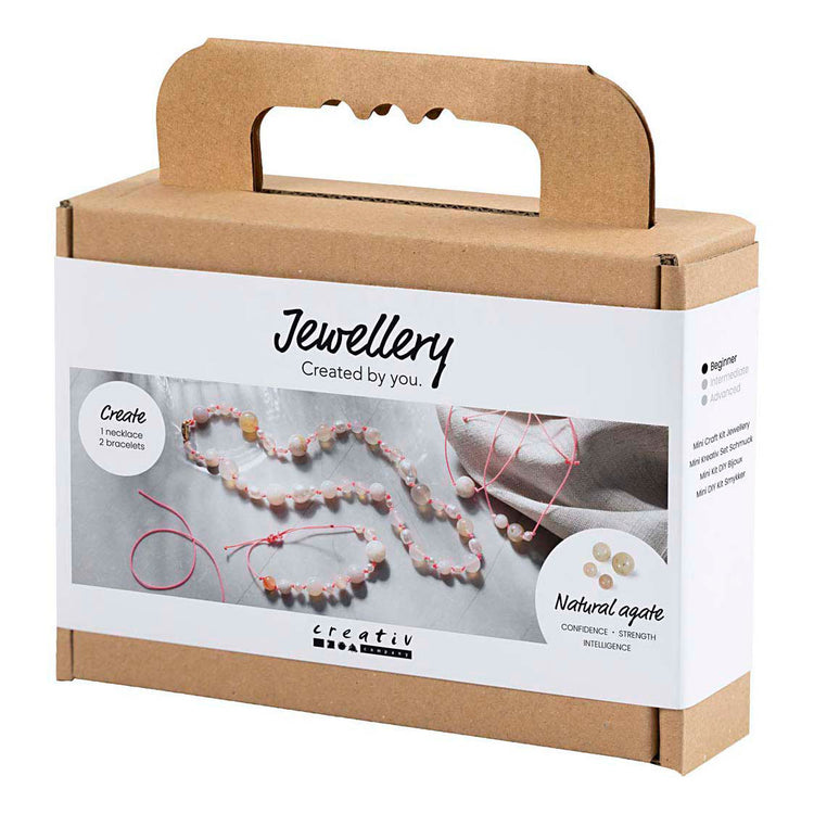 Creativ company http: www.cchobby.nl mini-hobbyset-sieraden-halskettingen-en-armband-roze-1-doos