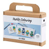 Creativ company mini hobbyset textiel decoreren robot primair kleuren