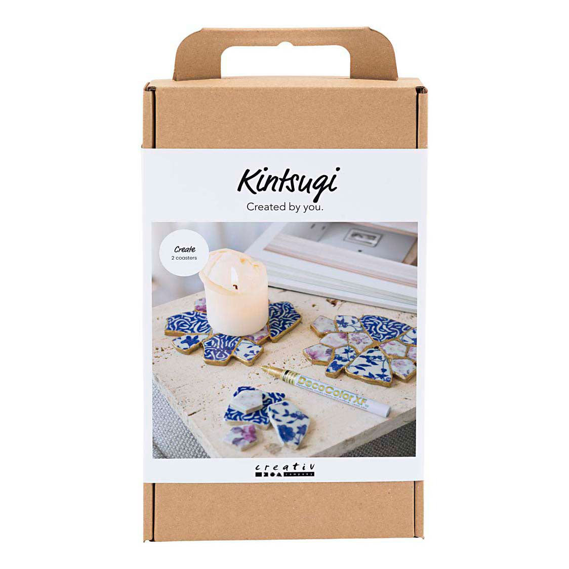 Creativ company hobbyset kintsugi onderzetter
