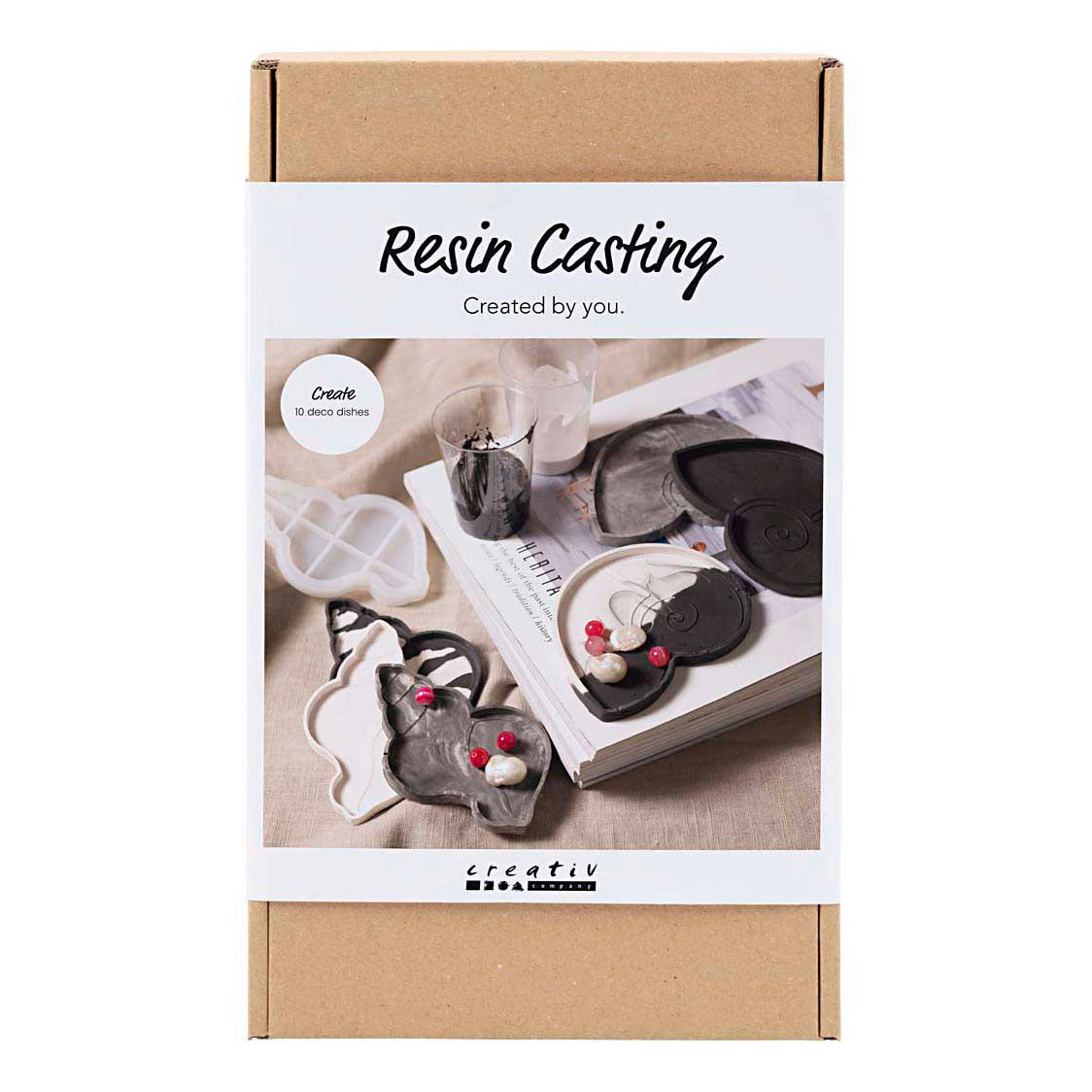 Creativ company https: www.cchobby.nl hobbyset-hars-gieten-conchschelp-zwart-wit-1-doos