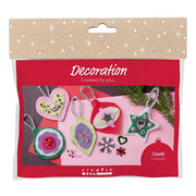 Creativ company mini hobbyset decoratie vilten kerstdecoraties - afbeelding 1