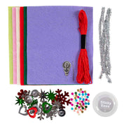 Creativ company mini hobbyset decoratie vilten kerstdecoraties - afbeelding 2