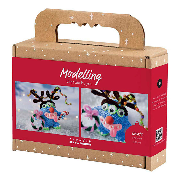 Creativ company https: www.cchobby.nl mini-hobbyset-boetseren-rendiermonster-diverse-kleuren-1-doos