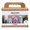 Creativ company mini hobbyset decoratie huizen kleurrijk