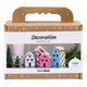 Creativ company mini hobbyset decoratie huizen kleurrijk