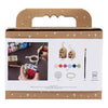 Creativ company mini hobbyset decoratie huizen kleurrijk