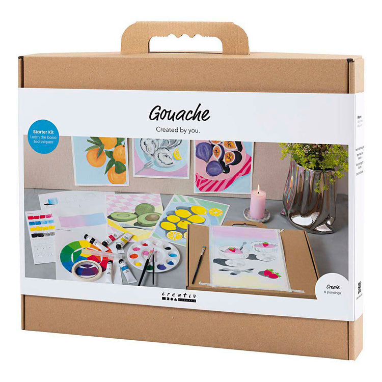 Creativ company https: www.cchobby.nl starter-hobbyset-gouache-schilderijen-diverse-kleuren-1-doos