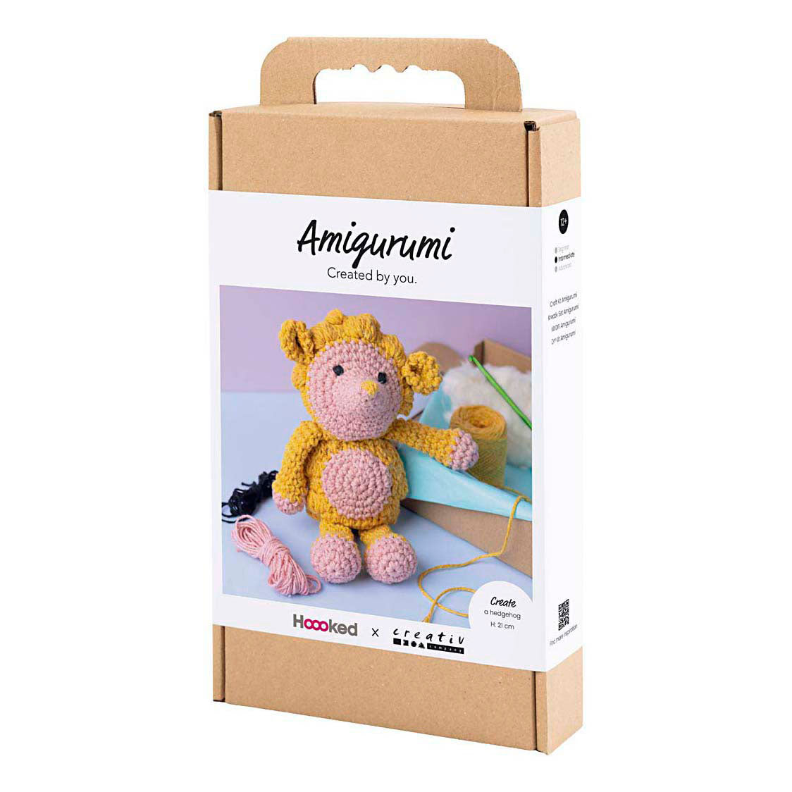 Creativ company http: www.cchobby.nl hobbyset-amigurumi-egel-lichtroze-warm-geel-1-doos