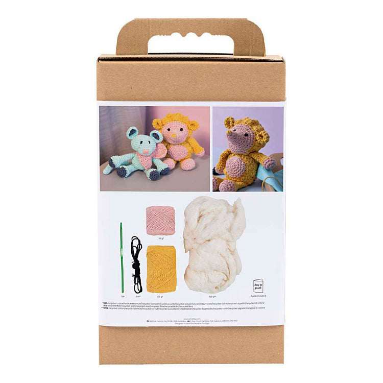 Creativ company http: www.cchobby.nl hobbyset-amigurumi-egel-lichtroze-warm-geel-1-doos