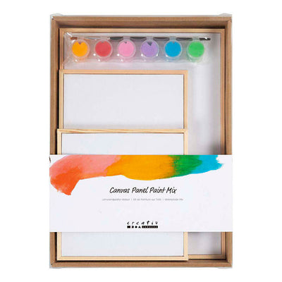 Creativ company https: www.cchobby.nl set-canvas-panelen-kleurrijk-1-doos