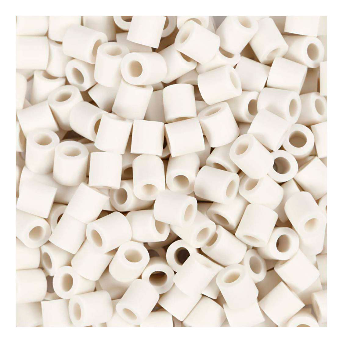 Creativ company nabbi biobeads 5x5mm wit - 1000st.