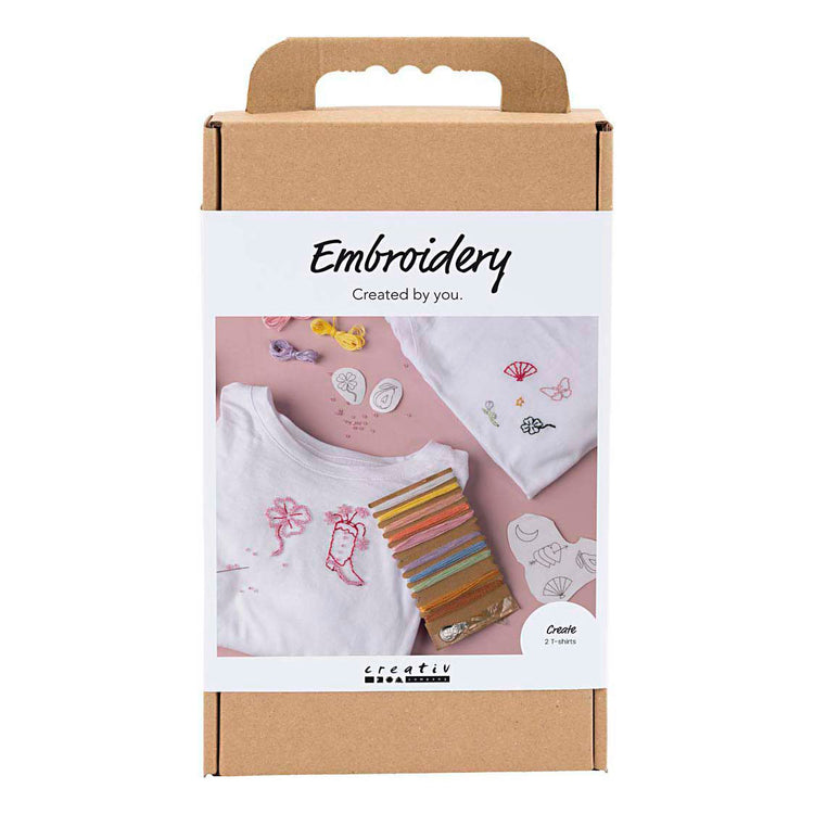 Creativ company https: www.cchobby.nl hobbyset-borduurwerk-t-shirt-wit-1-doos