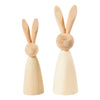 Creativ company houten konijnen 12 en 14cm - 2st.