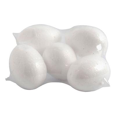 Creativ company styropor eieren 6cm - 5st.