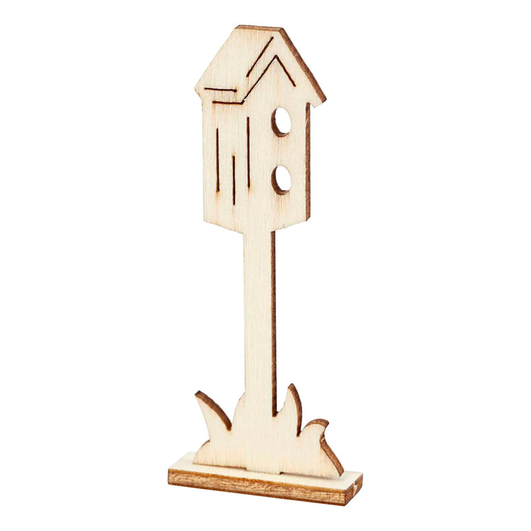 Creativ company diy houten figuren kippen, eieren en bloemen