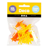 Creativ company https: www.cchobby.nl kippen-snavels-en-voeten-h-28-mm-l-30-37-mm-oranje-geel-8-set-1-doos - afbeelding 2