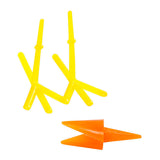 Creativ company https: www.cchobby.nl kippen-snavels-en-voeten-h-28-mm-l-30-37-mm-oranje-geel-8-set-1-doos - afbeelding 1