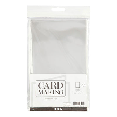 Creativ company cellofaan zakjes 16x12,2cm - 50st.