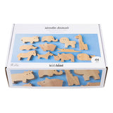 Creativ company https: www.cchobby.nl houten-dieren-boerderij-en-safari-h-3-14-5-cm-dikte-2-cm-44-stuk-1-doos - afbeelding 2