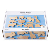 Creativ company houten dieren - boerderij en safari - 44st. - afbeelding 2