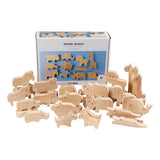 Creativ company https: www.cchobby.nl houten-dieren-boerderij-en-safari-h-3-14-5-cm-dikte-2-cm-44-stuk-1-doos - afbeelding 1