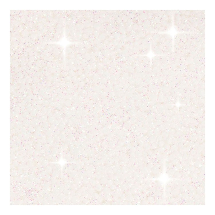 Creativ company foam clay glitter wit - 35gr.