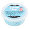 Creativ company foam clay glitter lichtblauw - 35gr.