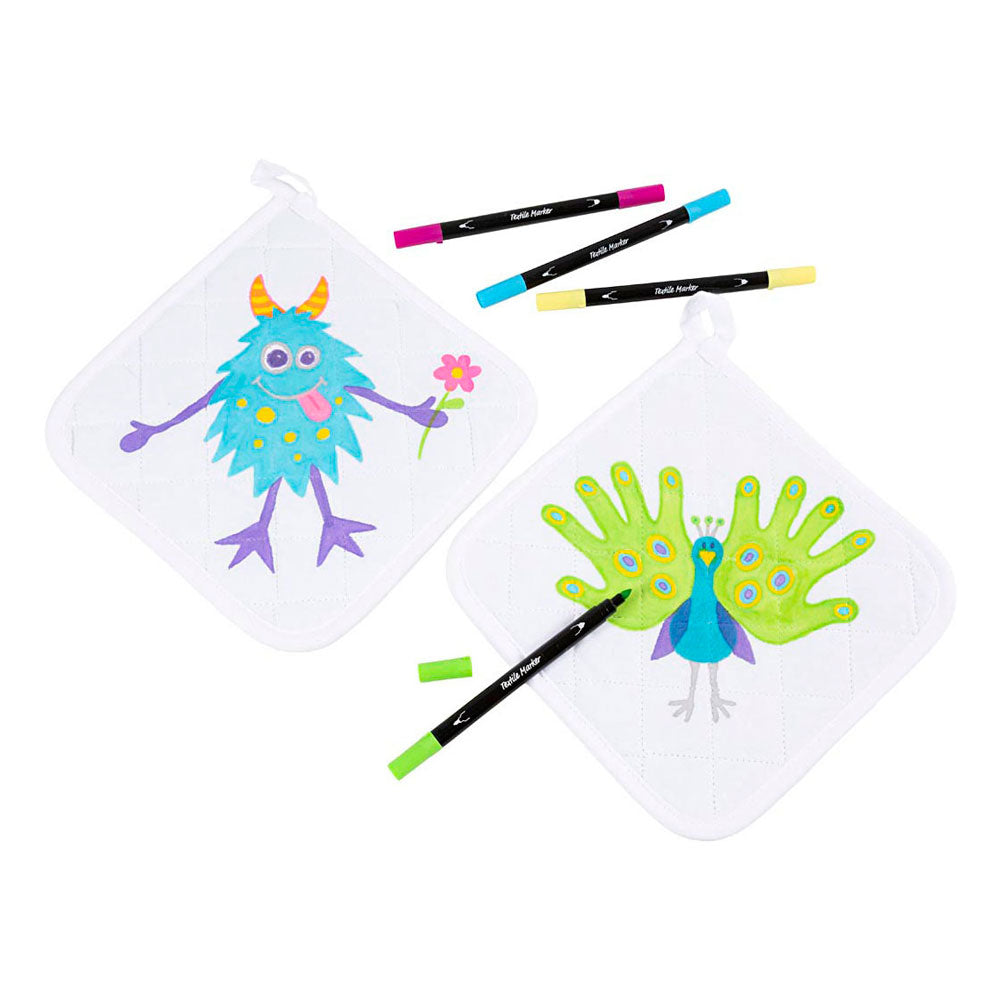 Easykit https: www.cchobby.nl groepsset-pannenlappen-met-stiften-zwart-wit-1-set