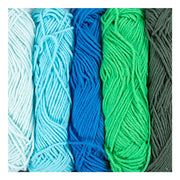 Creativ company katoengaren blauw groen - 5x50m - afbeelding 2