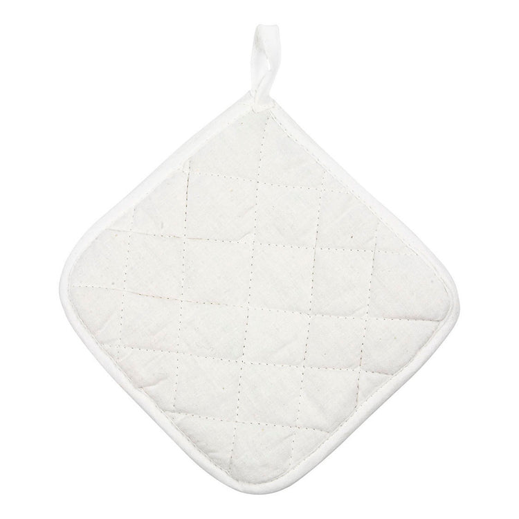 Creativ company pannenlappen wit 20x20cm - 4st.
