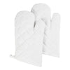 Creativ company ovenhandschoen wit 18x28xm - 2st.