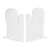 Creativ company ovenhandschoen wit 18x28xm - 2st.