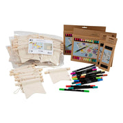 Creativ company groepsset verf je eigen spandoek 10,5x12cm - 60st. - afbeelding 1