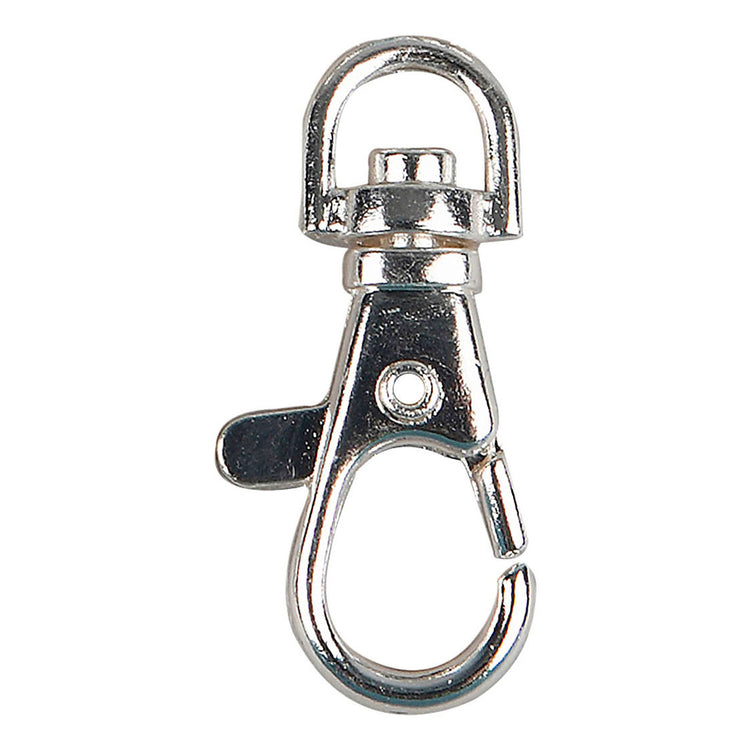 Creativ company karabijnsluiting zilver - 2st.