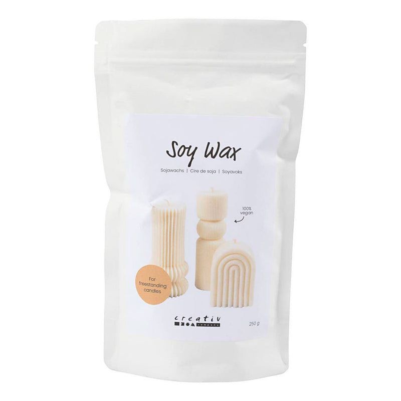 Creativ company sojawas voor kaarsen - creme 250gr.