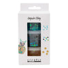 Creativ company sequin clay blauw groen - 6x60gr.