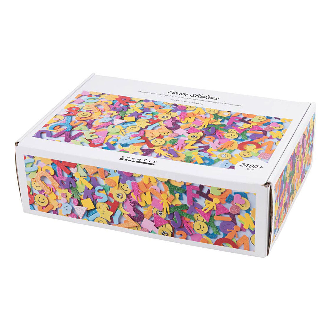 Creativ company foam stickers vormen - 2400+st.