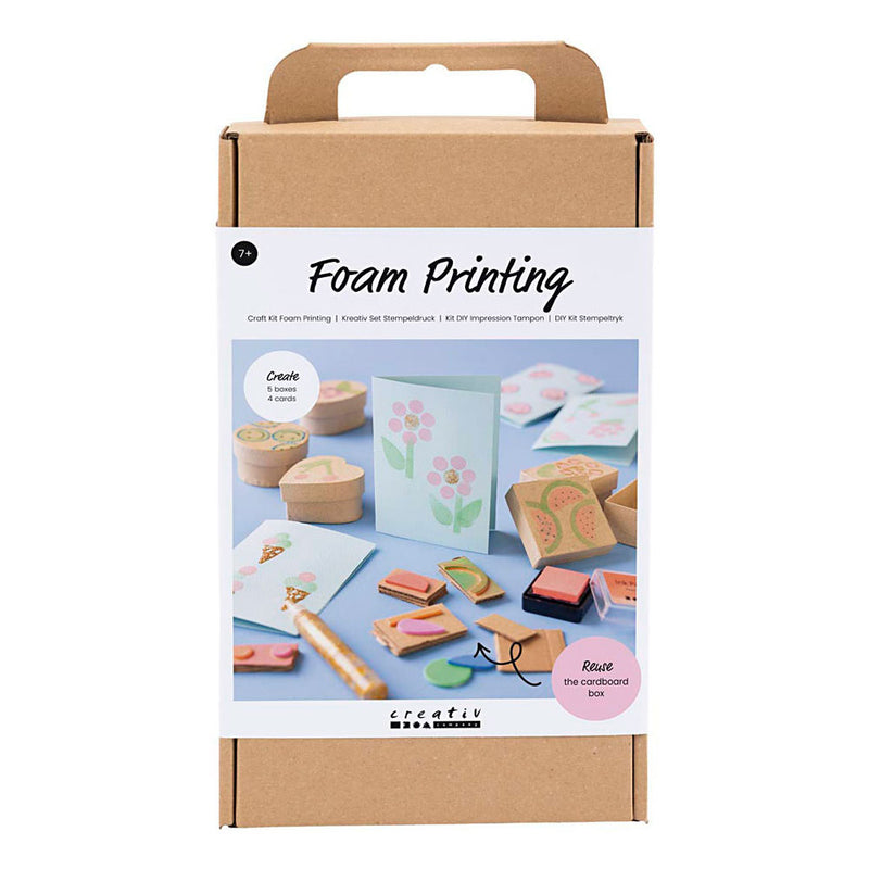 Creativ company hobbyset foam druk versierde dozen en kaarten