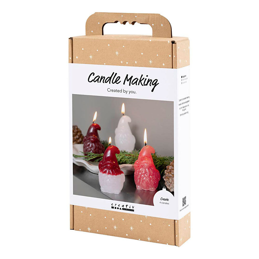 Creativ company http: www.cchobby.nl hobbyset-kaarsen-maken-kerstman-mat-transparant-rood-1-doos