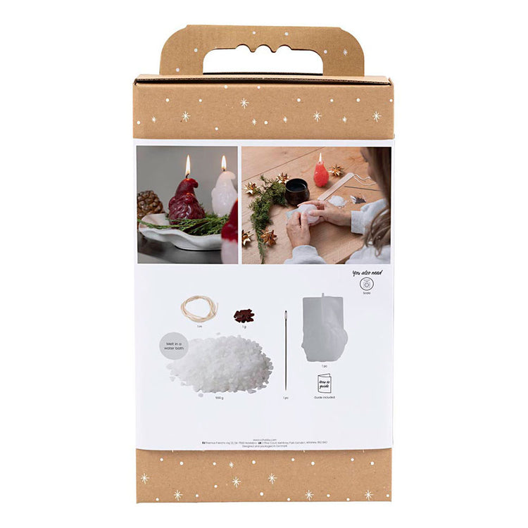 Creativ company http: www.cchobby.nl hobbyset-kaarsen-maken-kerstman-mat-transparant-rood-1-doos