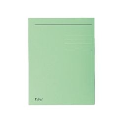 3 flappen map exacompta folio 24x32cm 80g groen