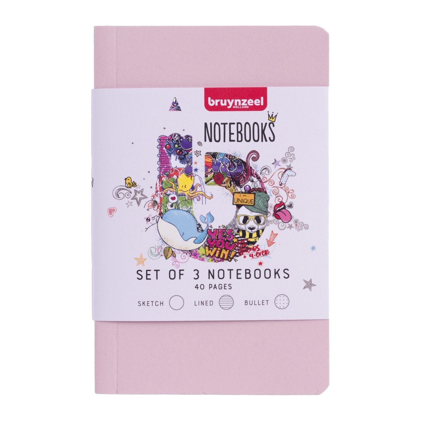Bruynzeel • a6 notebook set van 3