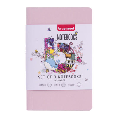 Bruynzeel • a6 notebook set van 3