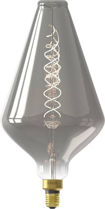 Calex vienna xxl titanium - e27 led lamp - filament lichtbron dimbaar - 4w - warm wit licht