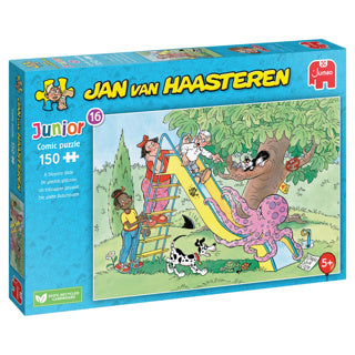Jumbo jan van haasteren junior de gladde glijbaan (150 stukjes) fsc mix 70%